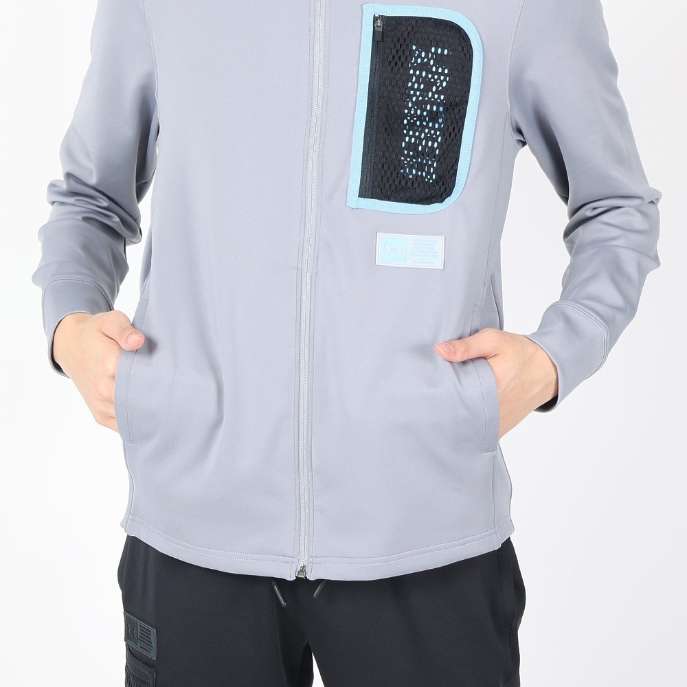 アンダーアーマー（UNDER ARMOUR）（メンズ）スプリングニット フルジップ フーディー 1384811 035