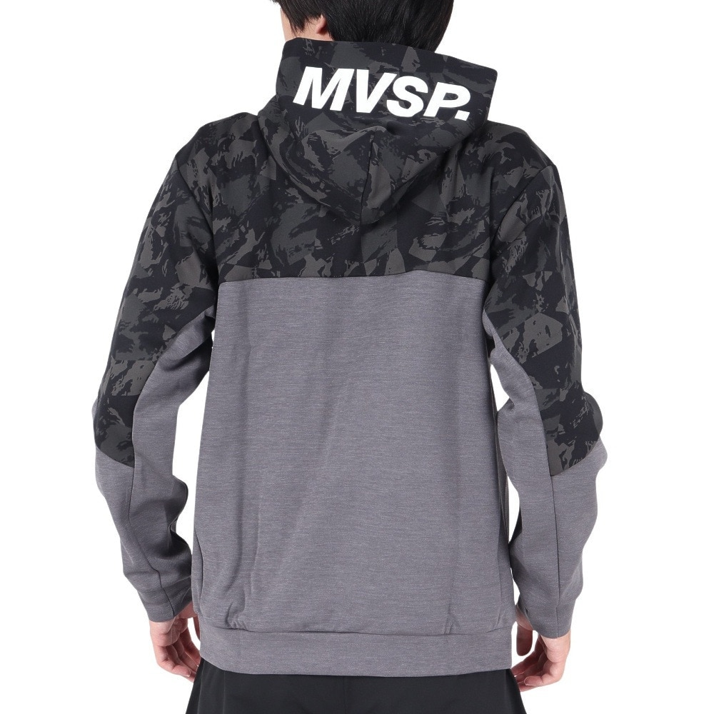 デサント（DESCENTE）（メンズ）S.F.TECH SHIELD フルジップフーディー DMMWJF23 BKGY