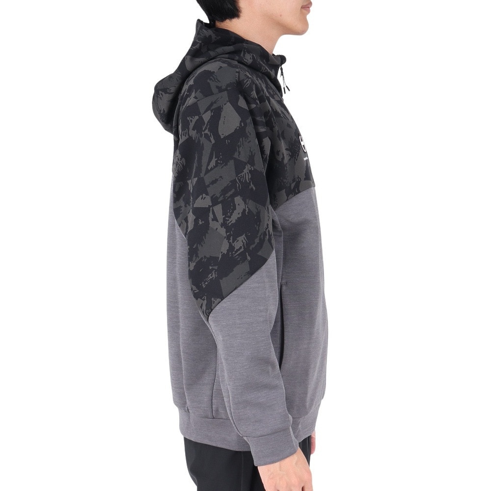 デサント（DESCENTE）（メンズ）S.F.TECH SHIELD フルジップフーディー DMMWJF23 BKGY