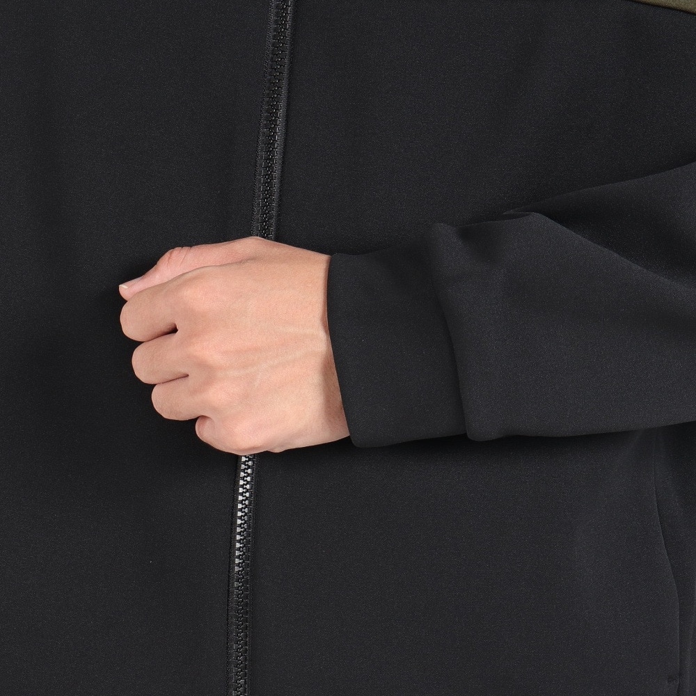 デサント（DESCENTE）（メンズ）総柄グラフィック フードロゴ フルジップフーディー DMMWJF23 KHBK
