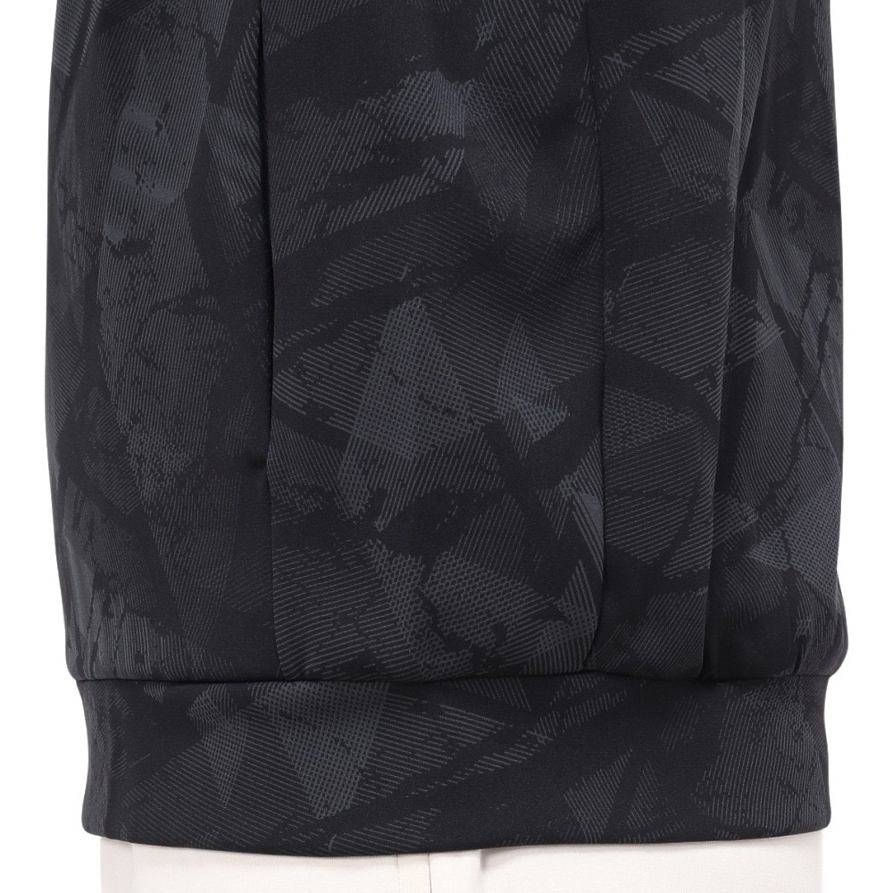 デサント（DESCENTE）（メンズ）S.F.TECH SHIELD 総柄フルジップフーディー ST4FSW44M BKBK
