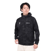 (メンズ)S.F.TECH SHIELD 総柄フルジップフーディー ST4FSW44M BKBK