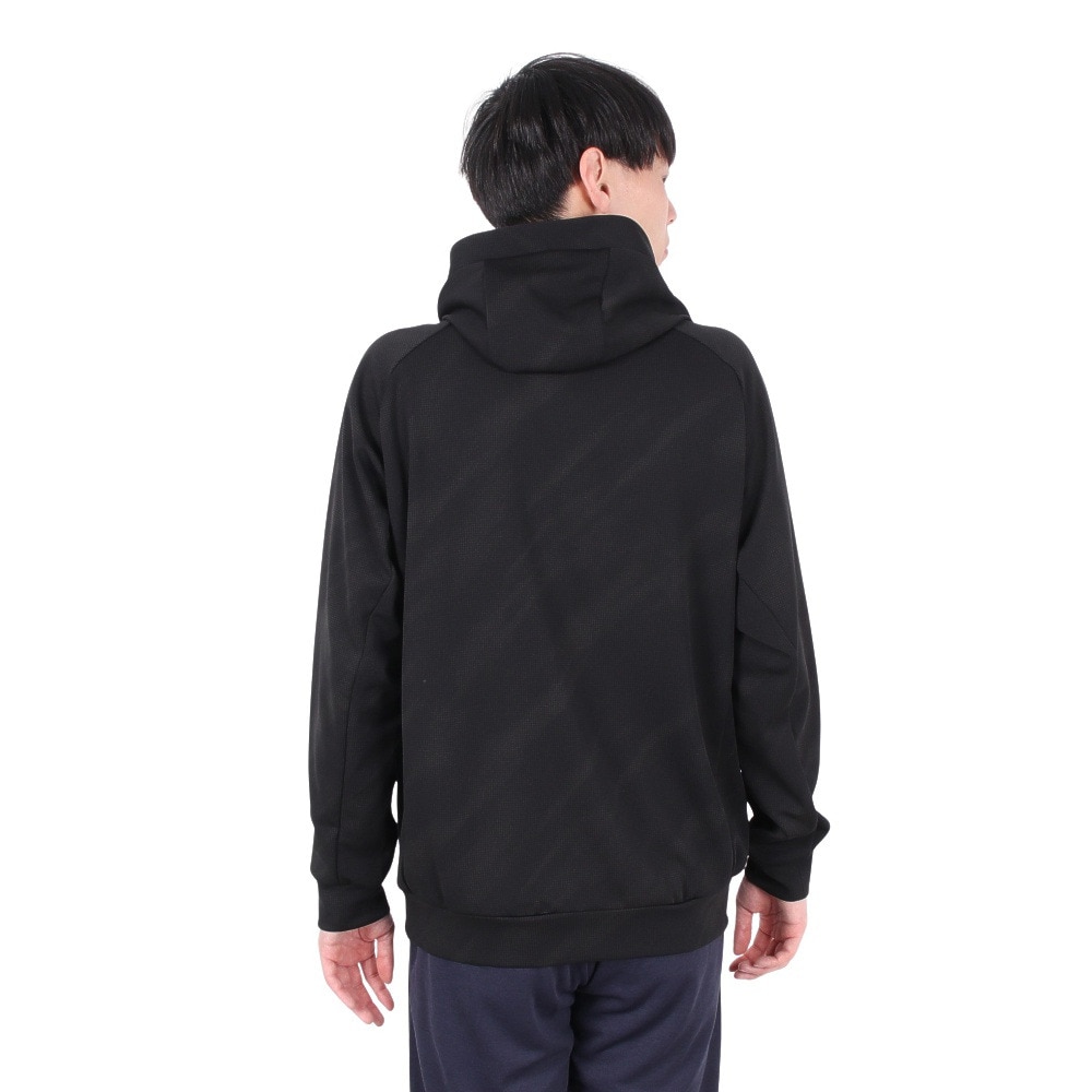 デサント（DESCENTE）（メンズ）SUNSCREEN 総柄グラフィック ジャージフーディー ST5SJG10M BK00
