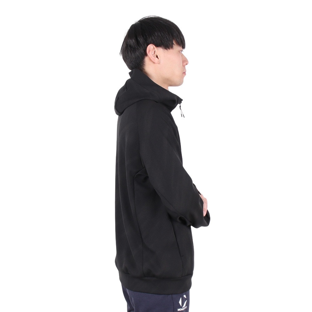 デサント（DESCENTE）（メンズ）SUNSCREEN 総柄グラフィック ジャージフーディー ST5SJG10M BK00