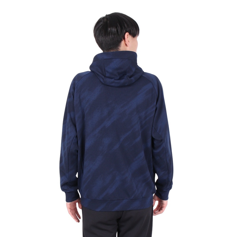 デサント（DESCENTE）（メンズ）SUNSCREEN 総柄グラフィック ジャージフーディー ST5SJG10M NV00