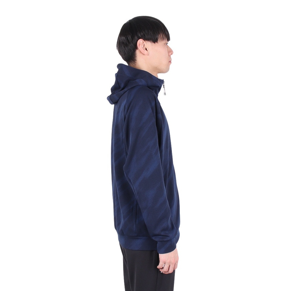 デサント（DESCENTE）（メンズ）SUNSCREEN 総柄グラフィック ジャージフーディー ST5SJG10M NV00