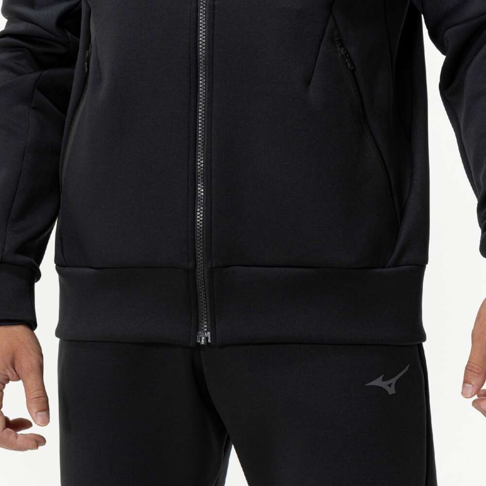ミズノ（MIZUNO）（メンズ、レディース）ストレッチスウェットフーディ 32MCC05009
