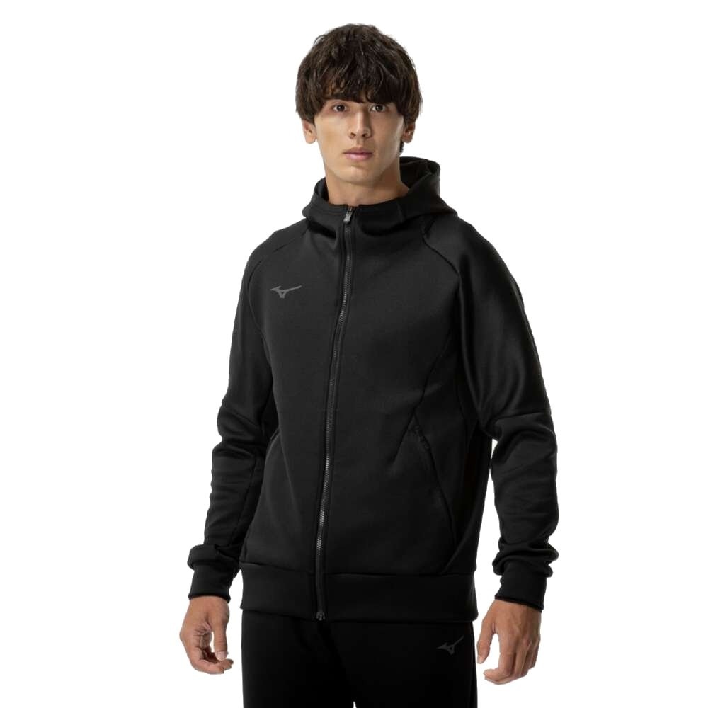ミズノ（MIZUNO）（メンズ、レディース）ストレッチスウェットフーディ 32MCC05009