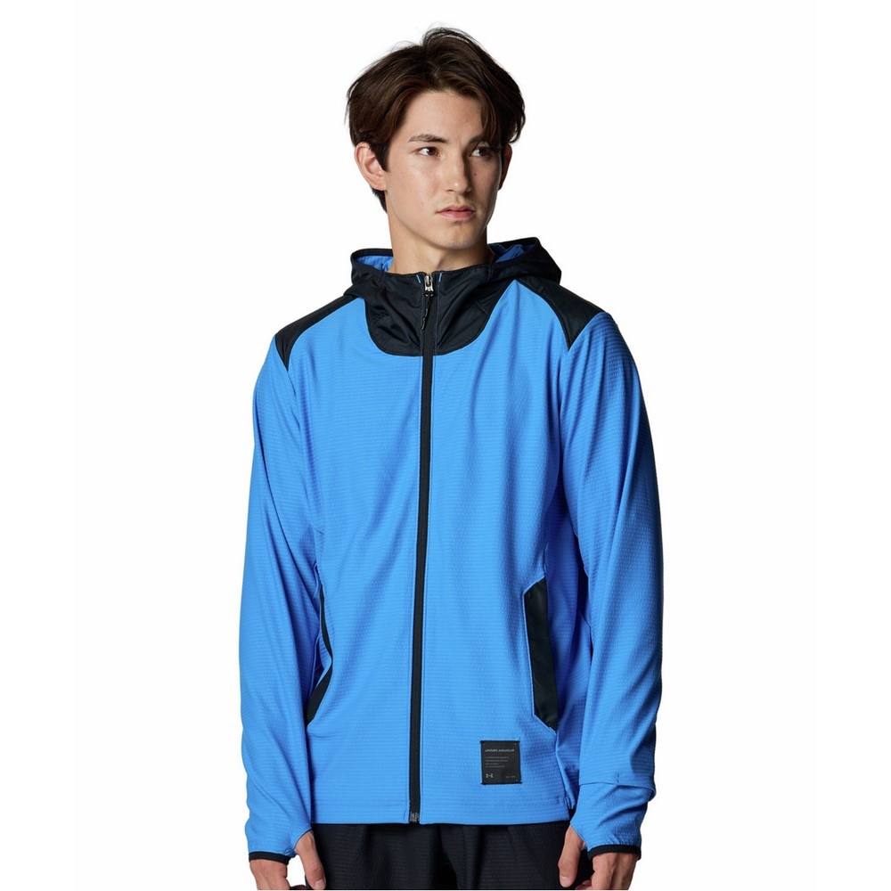 アンダーアーマー（UNDER ARMOUR）（メンズ）モチベート リブ ハイブリッド フーディー 6007382 402