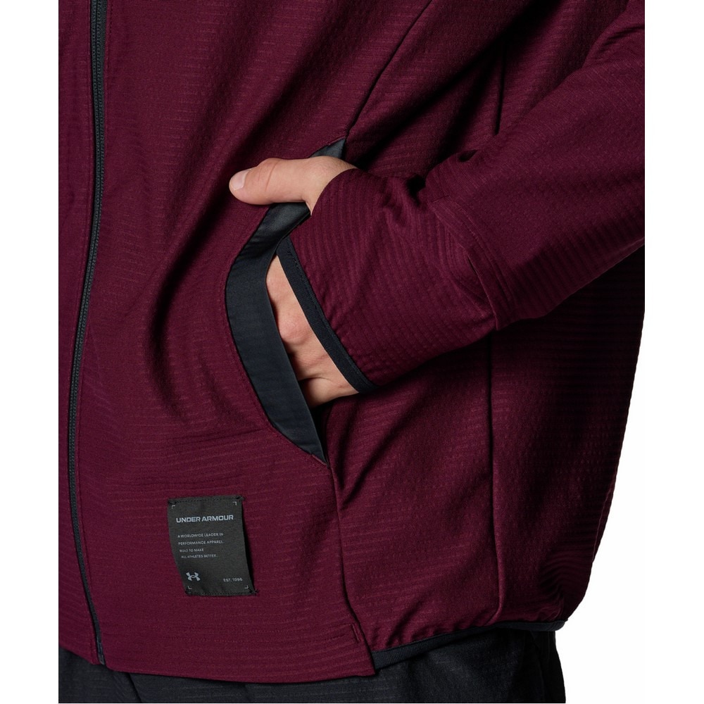 アンダーアーマー（UNDER ARMOUR）（メンズ）モチベート リブ ハイブリッド フーディー 6007382 600