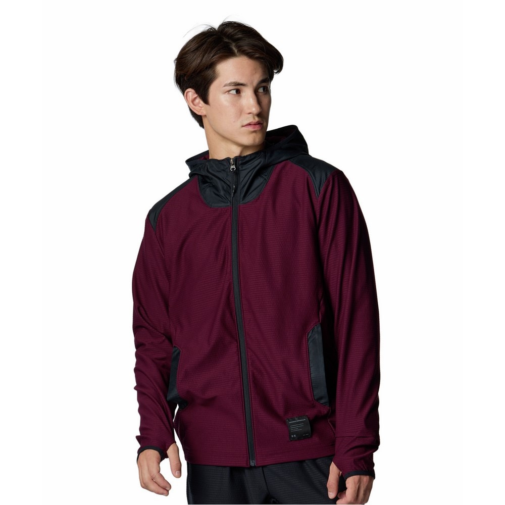 アンダーアーマー（UNDER ARMOUR）（メンズ）モチベート リブ ハイブリッド フーディー 6007382 600