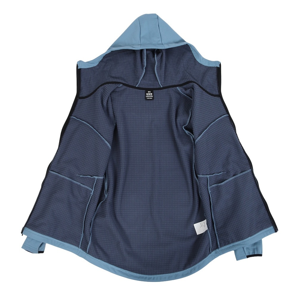 アンダーアーマー（UNDER ARMOUR）（メンズ）ウインターニット 3レイヤー フルジップ フーディー 6007393 418