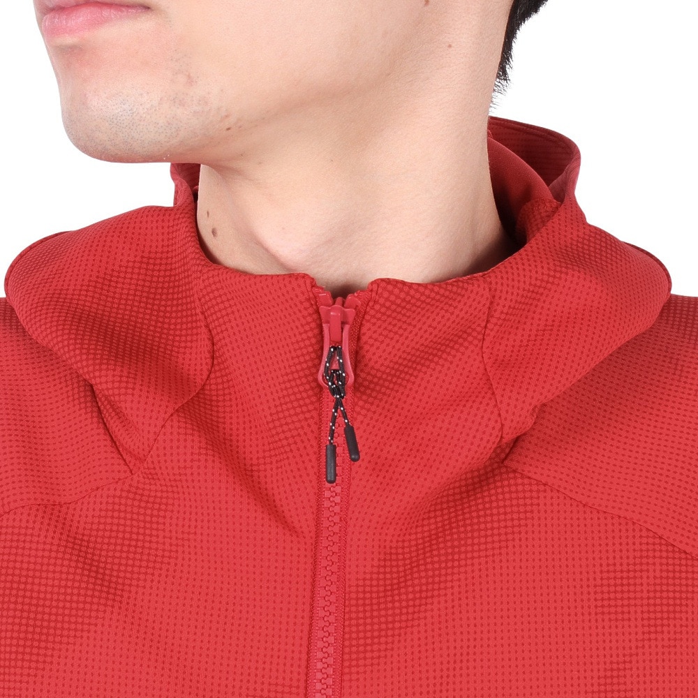 デサント（DESCENTE）（メンズ）SUNSCREEN 総柄グラフィック ジャージフーディー ST5SJG10M RD00
