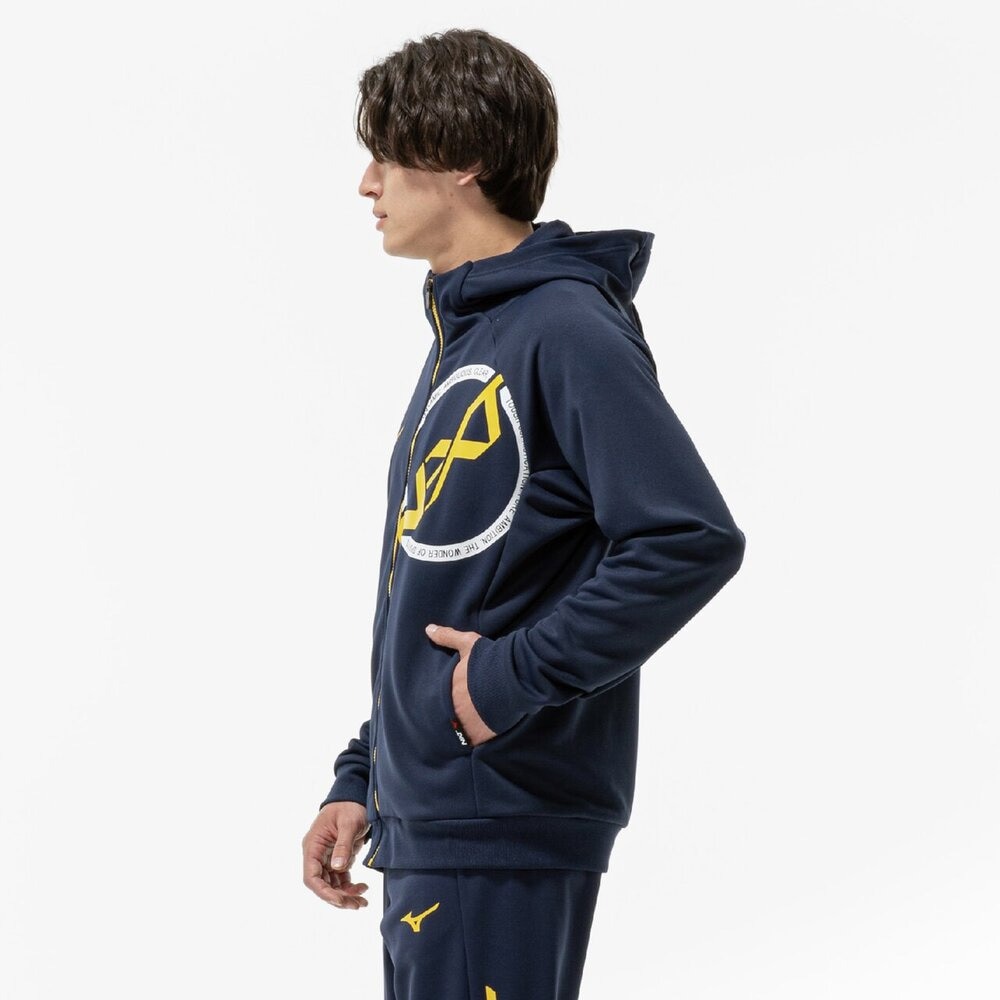 ミズノ（MIZUNO）（メンズ、レディース）N-XT 速乾スウェットジップフーディ 32JCC76614