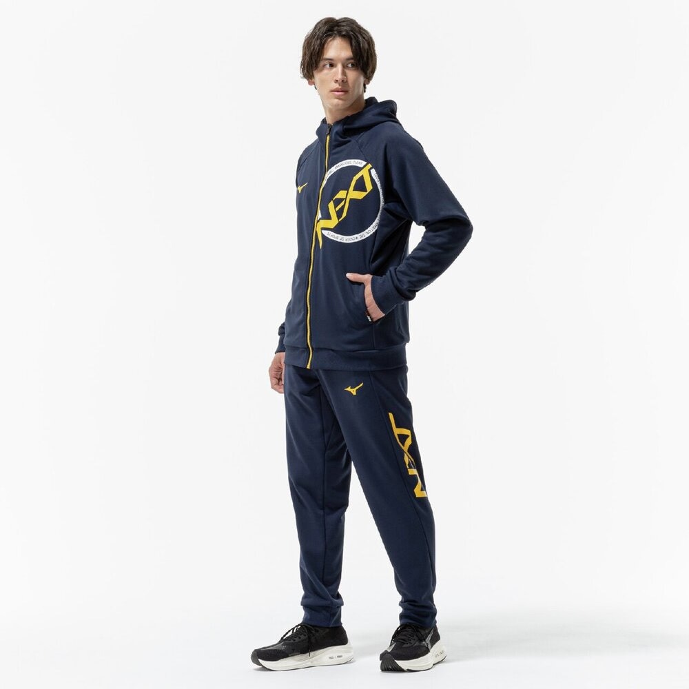 ミズノ（MIZUNO）（メンズ、レディース）N-XT 速乾スウェットジップフーディ 32JCC76614