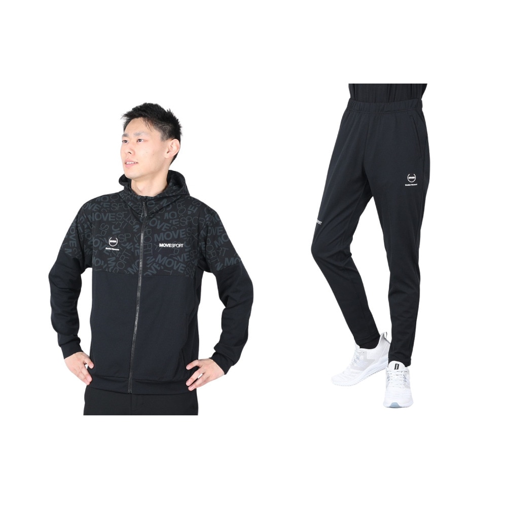 デサント（DESCENTE）（メンズ）S.F.TECH フルジップフーディ上下セット