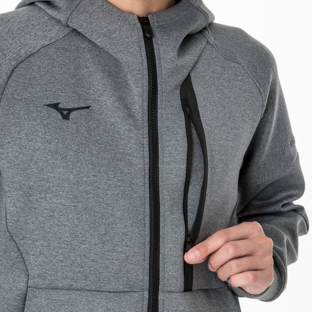ミズノ（MIZUNO）（メンズ、レディース）パーカー メンズ ストレッチスウェットフーディ ユニセックスジャージ 上下セット ジャージ上下 セットアップ スーツ