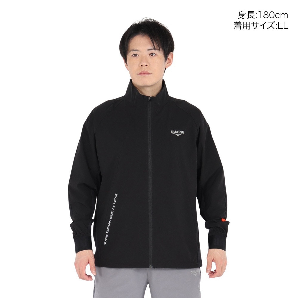 デュアリグ（DUARIG）（メンズ）ウオームアップ スタンド上下セット 5S0018-TRWU-851SD 5S0019-TRWU-851SD BLK