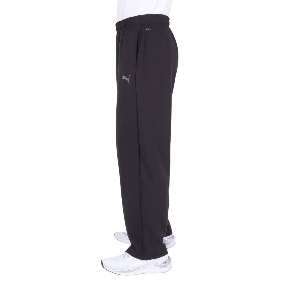 プーマ（PUMA）（メンズ）パンツ 吸汗速乾 ブラック 黒 トレーニング ワイドパンツ 522286