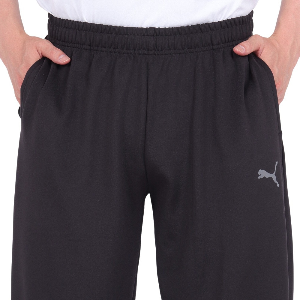 プーマ（PUMA）（メンズ）パンツ 吸汗速乾 ブラック 黒 トレーニング ワイドパンツ 522286