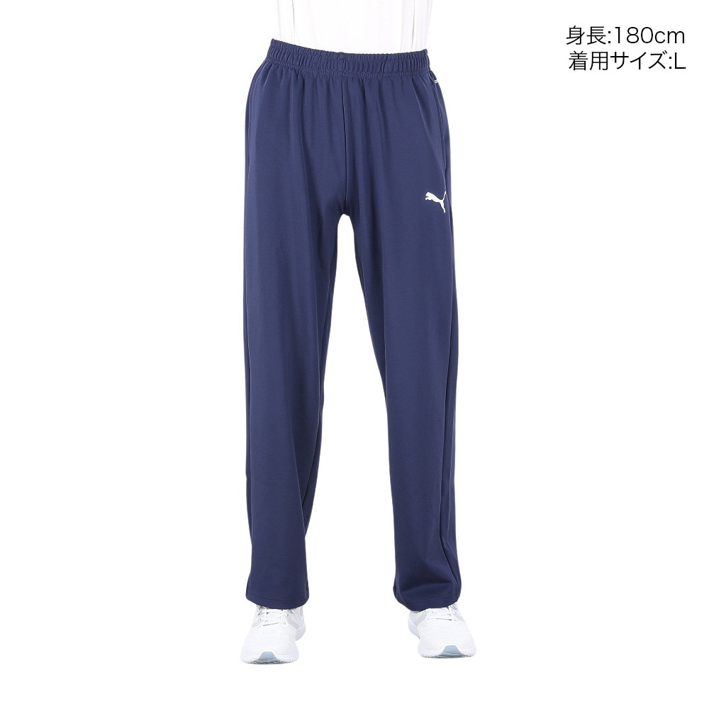 プーマ（PUMA）（メンズ）トレーニング ワイドパンツ 522286 06 NVY ネイビー 吸水速乾 ドライ