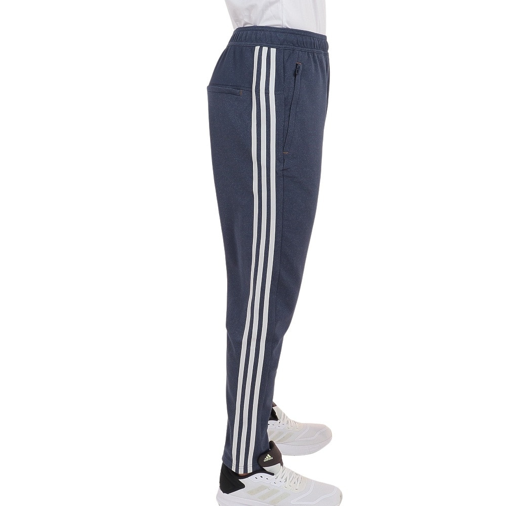 アディダス（adidas）（メンズ）パンツ メンズ デニムルック ニット トラックパンツ BXF25-IA9391 ネイビー