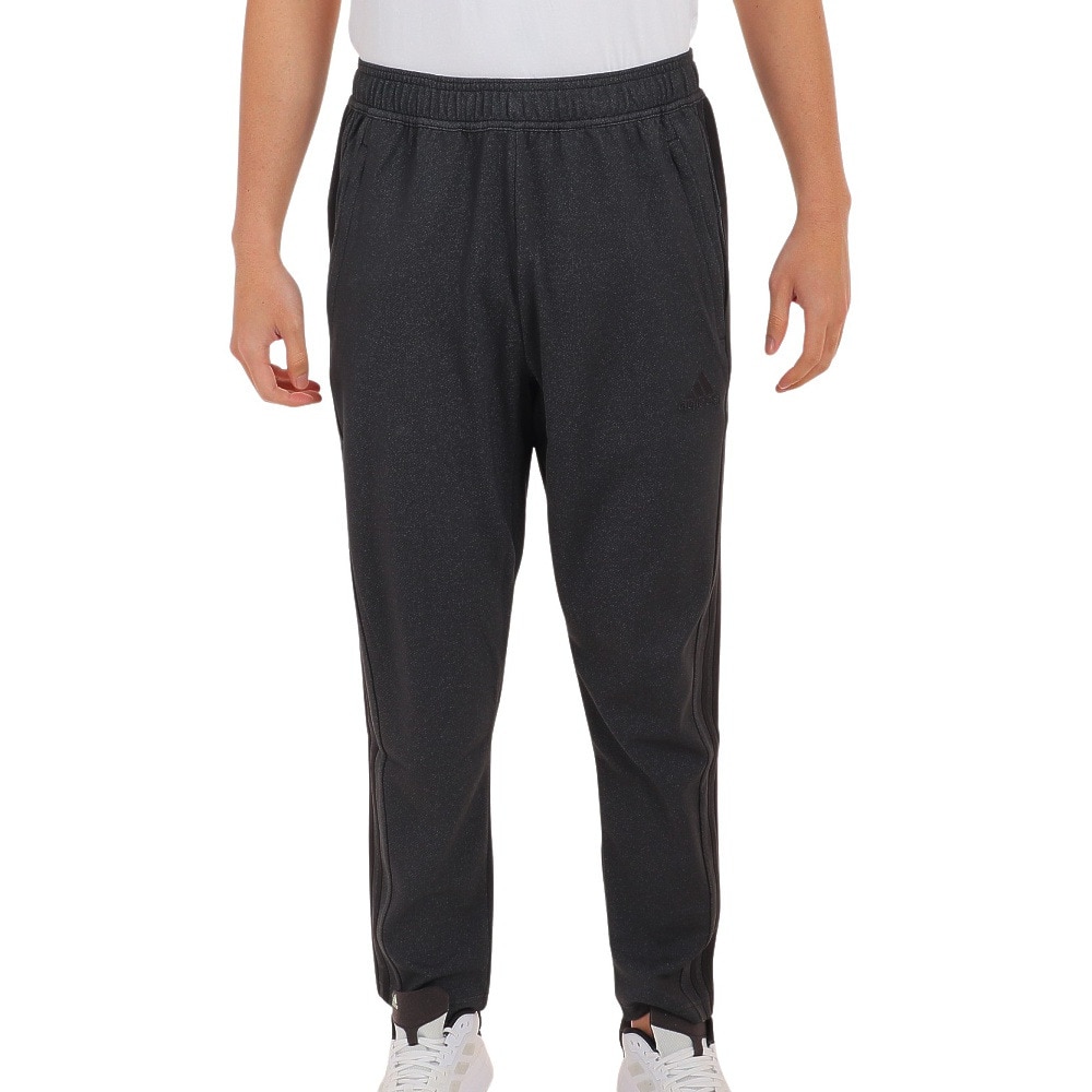 アディダス（adidas）（メンズ）パンツ メンズ デニムルック ニット トラックパンツ BXF25-IA9393 ブラック
