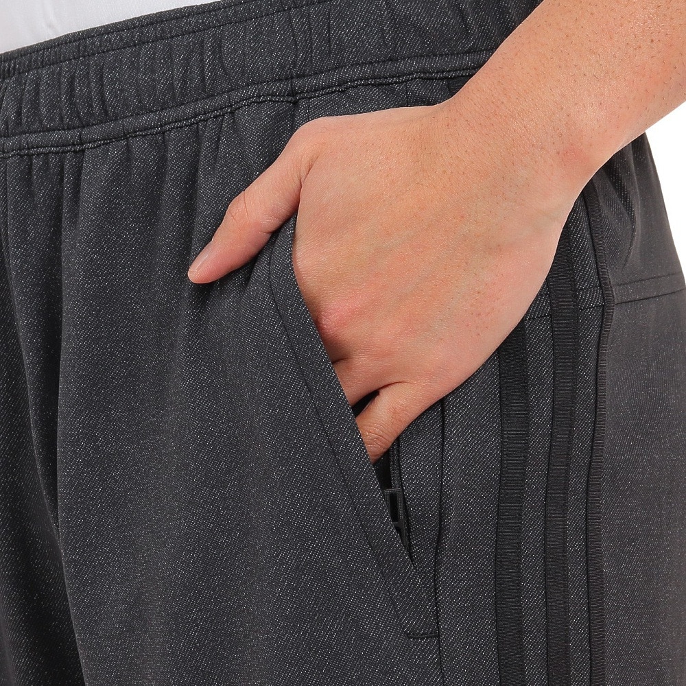 アディダス（adidas）（メンズ）パンツ メンズ デニムルック ニット トラックパンツ BXF25-IA9393 ブラック