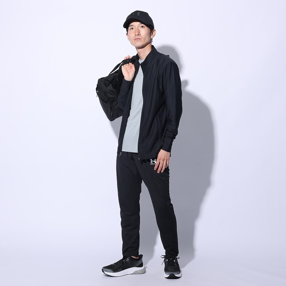 アンダーアーマー（UNDER ARMOUR）（メンズ）パンツ 速乾 ストレッチ ブラック 黒 コーチ ピケ パンツ 1382602 001