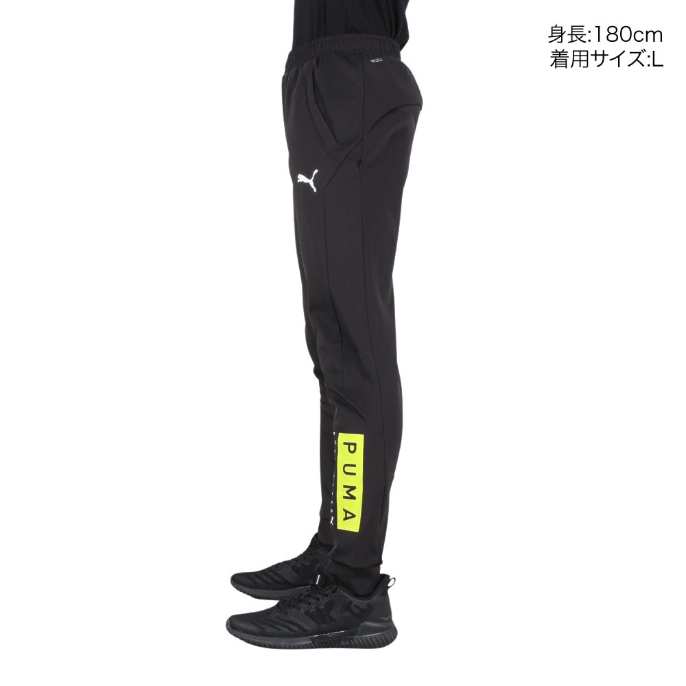 プーマ（PUMA）（メンズ）STRENGTH TRAINING ニットパンツ 525232 01 BLK