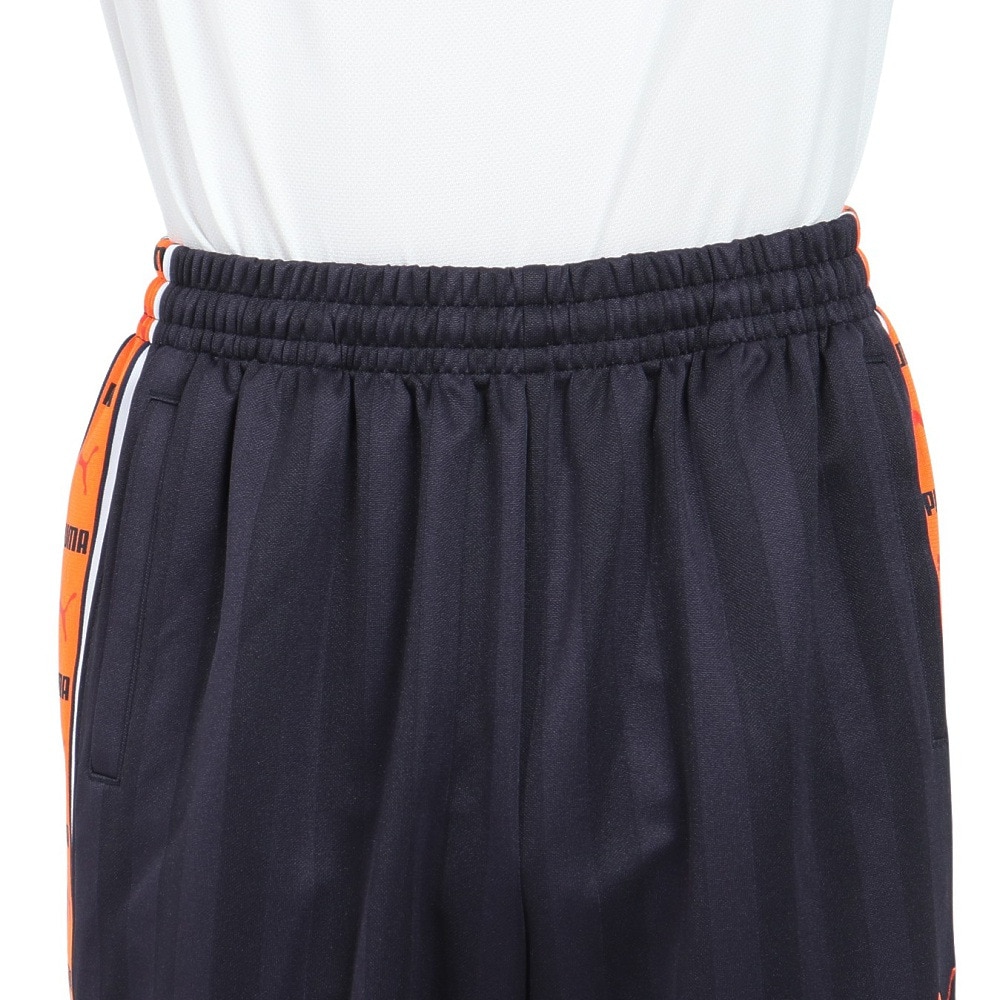 プーマ（PUMA）（メンズ）トレーニング シャドウ ストライプ ニット パンツ 527755 61 NVY