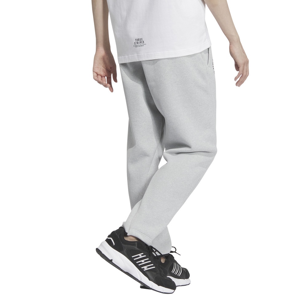 アディダス（adidas）（メンズ）スタンダード.1 パイルバックダブルニット 9/10丈 テーパードレッグオープンヘム トラックパンツ KWY04-JH1027