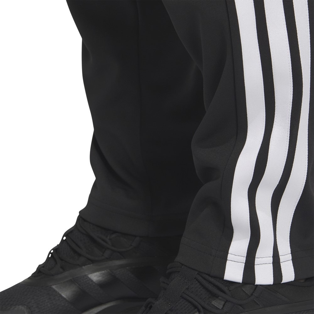 アディダス（adidas）（メンズ）スリーストライプス レギュラーフィット ダブルニット オープンヘム トラックパンツ JZR01-JV6982