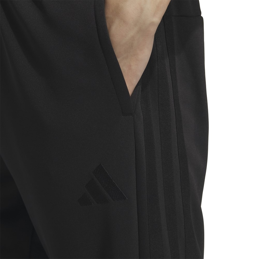 アディダス（adidas）（メンズ）スリーストライプス レギュラーフィット ダブルニット オープンヘム トラックパンツ JZR01-JV6984
