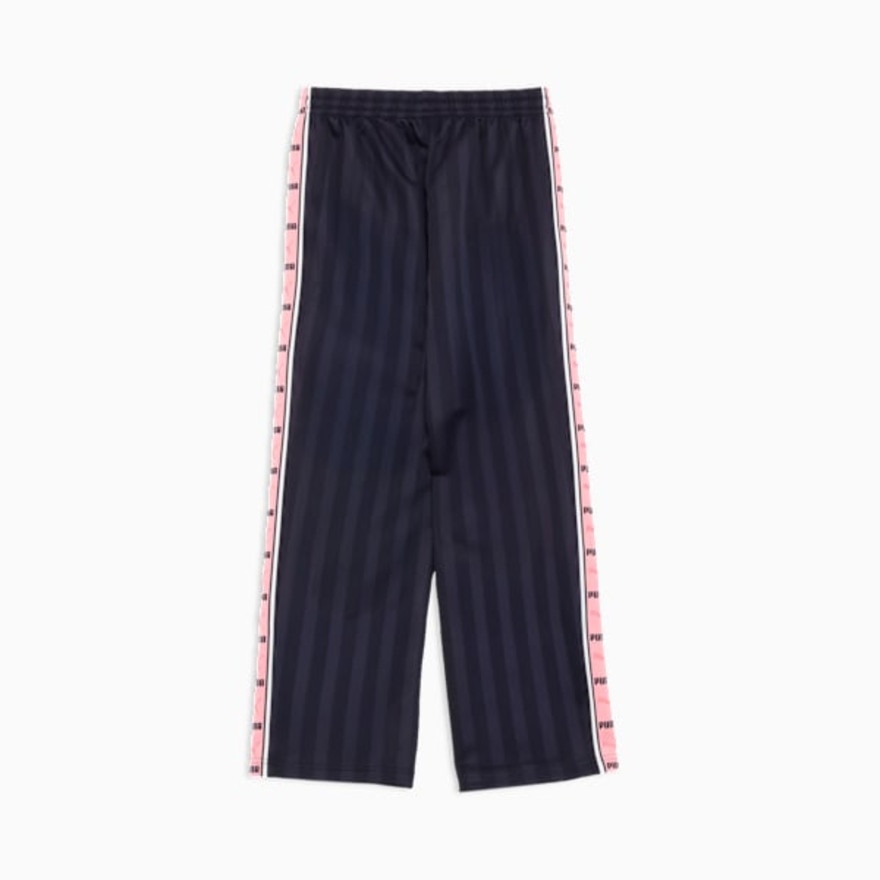 プーマ（PUMA）（メンズ）トレーニング シャドウ ストライプ ニット パンツ 527755 71 NVY