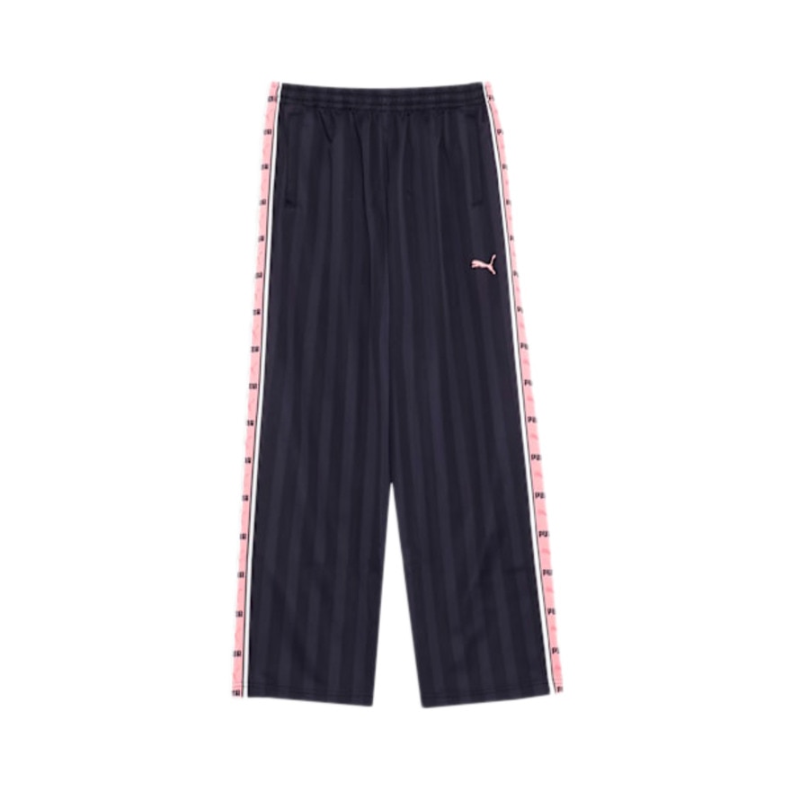 プーマ（PUMA）（メンズ）トレーニング シャドウ ストライプ ニット パンツ 527755 71 NVY