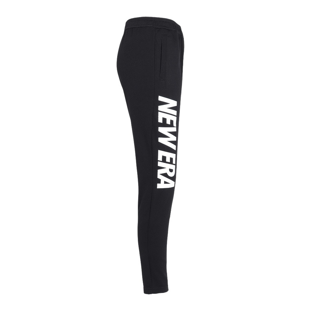 ニューエラ（NEW ERA）（メンズ）ウォームアップ ストレッチパンツ 鹿の子 ワードマークロゴ BLK 14861202