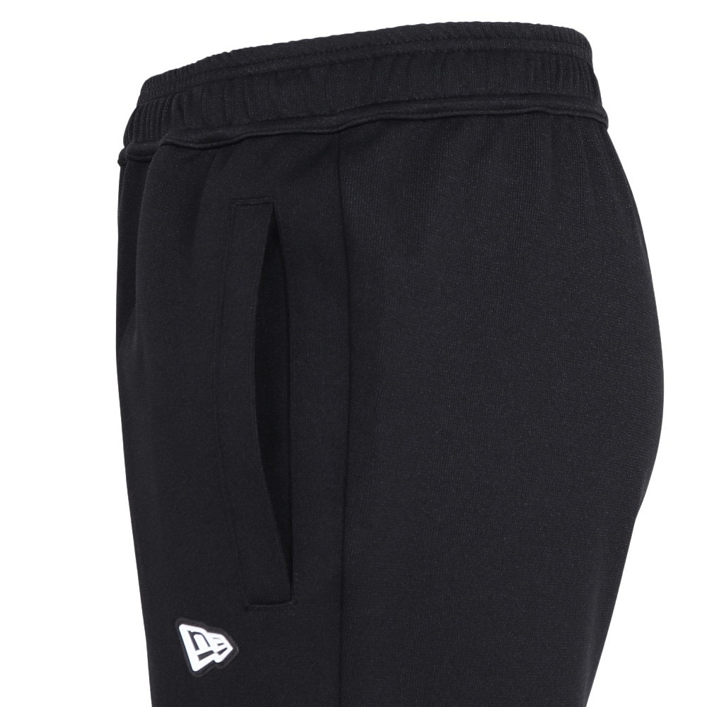 ニューエラ（NEW ERA）（メンズ）ウォームアップ ストレッチパンツ 鹿の子 ワードマークロゴ BLK 14861202