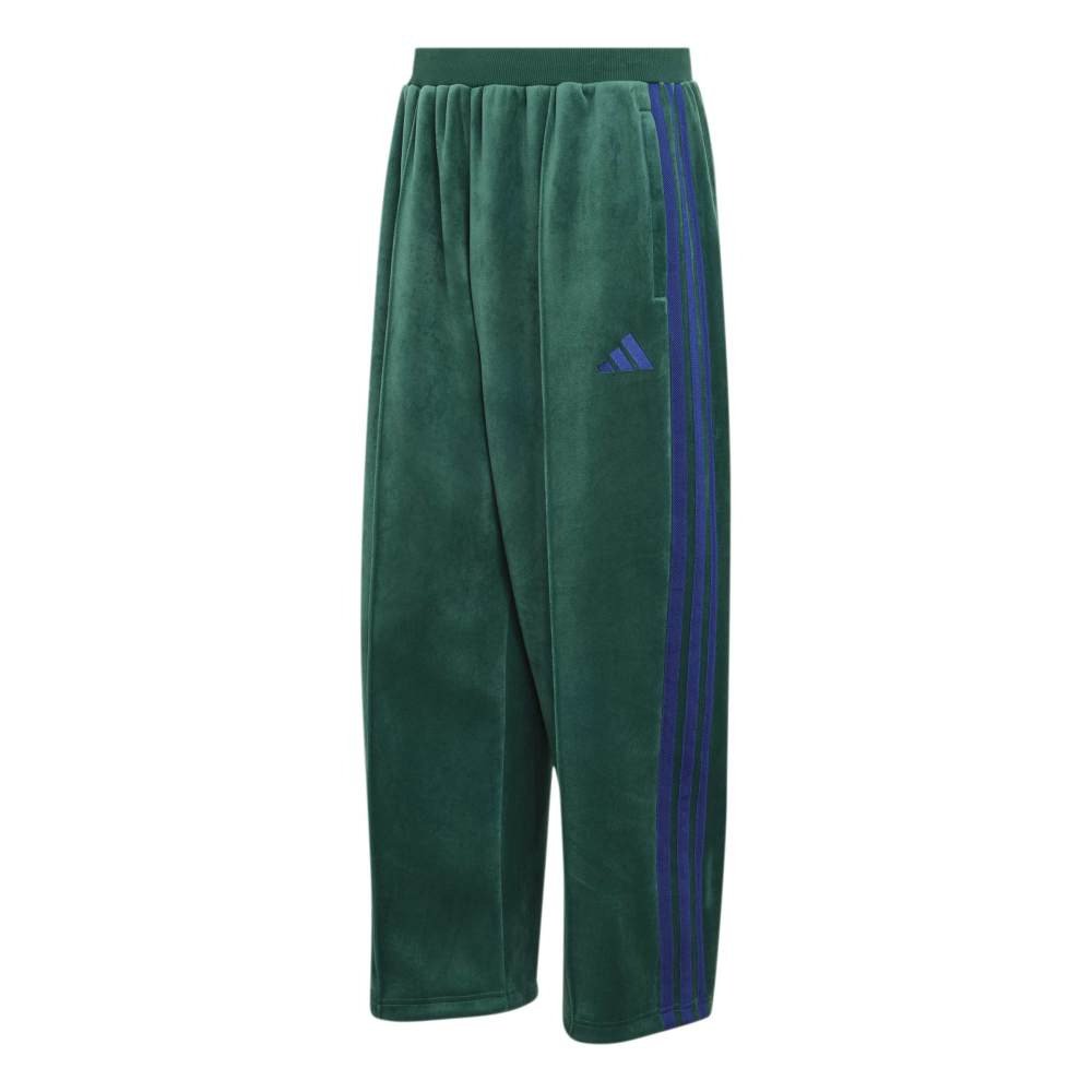 アディダス（adidas）（メンズ）スタジアム ルーズフィット ベロア フルレングス オープンヘム トラックパンツ DWB95-KV5902