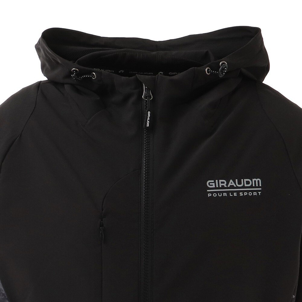 ジローム（GIRAUDM）（メンズ）絶耐撥水 UVカット ジャージ ストレッチクロス ジャケット 851GM1SD6748 BLK★★★