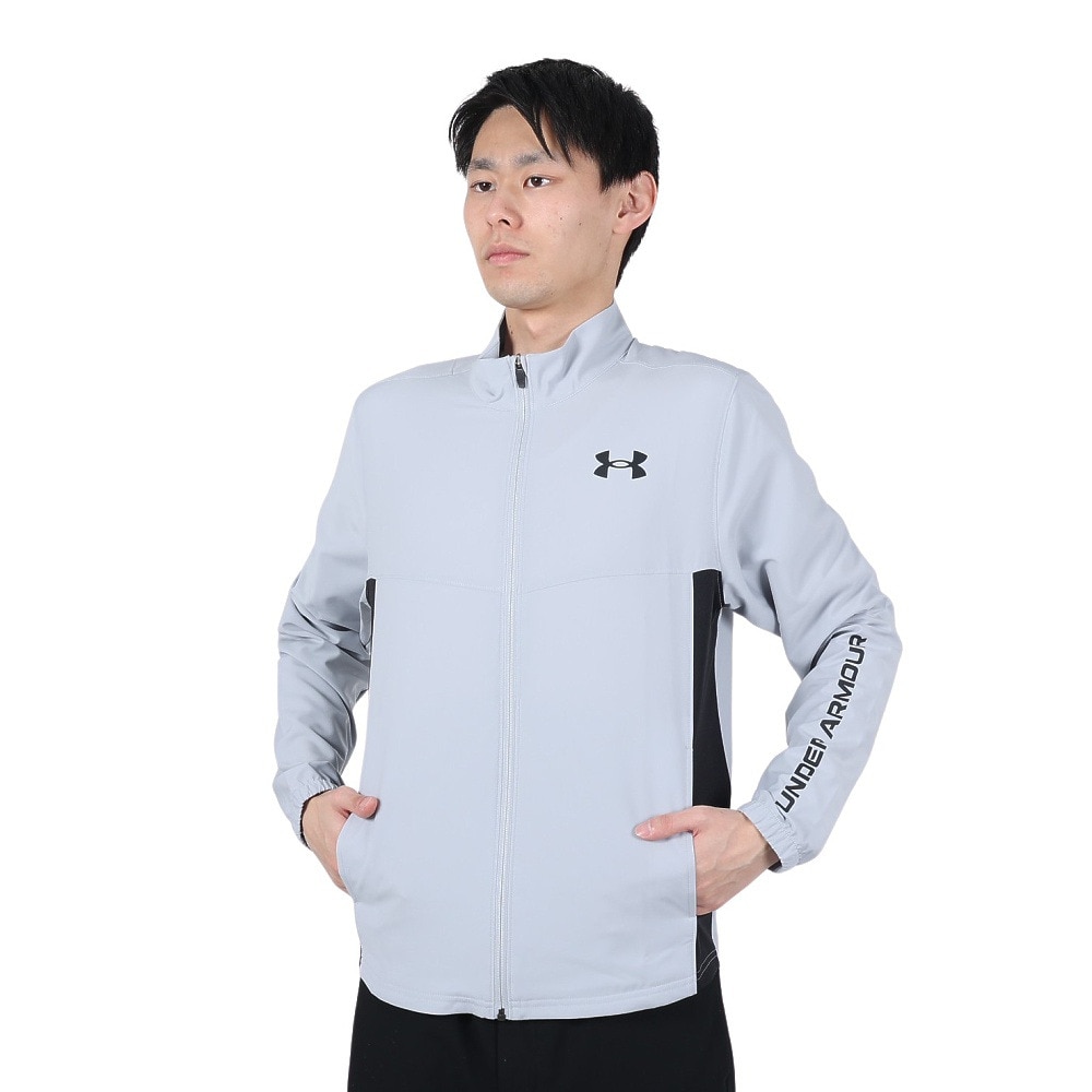 アンダーアーマー（UNDER ARMOUR）（メンズ）サマーウーブン フルジップ ジャケット 1371914 011 ブラック