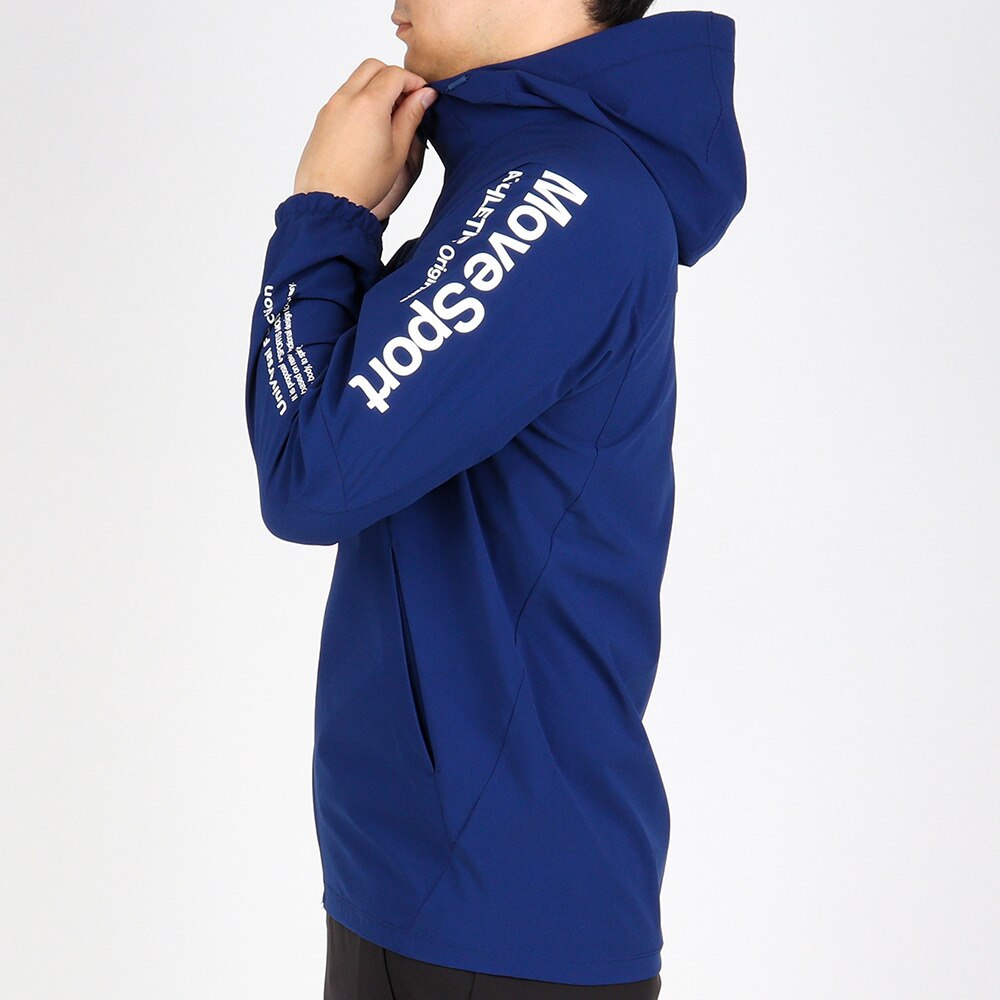 デサント（DESCENTE）（メンズ）AIRY TRANSFER ライトリップフーデッドジャケット DMMTJF14 BL★★★