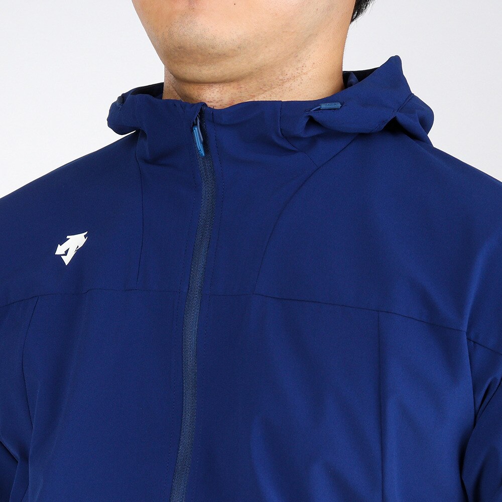 デサント（DESCENTE）（メンズ）AIRY TRANSFER ライトリップフーデッドジャケット DMMTJF14 BL★★★