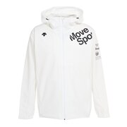 デサント（DESCENTE）（メンズ）AIRY TRANSFER ライトウォームフーデッドジャケット DMMUJF13 WH