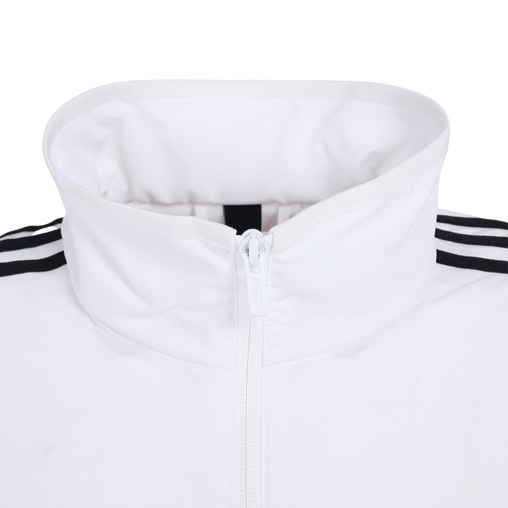 アディダス（adidas）（メンズ）ジャケット ホワイト 白 スリーストライプス レギュラーフィット ライトウーブントラックトップ BXF54-IA9376