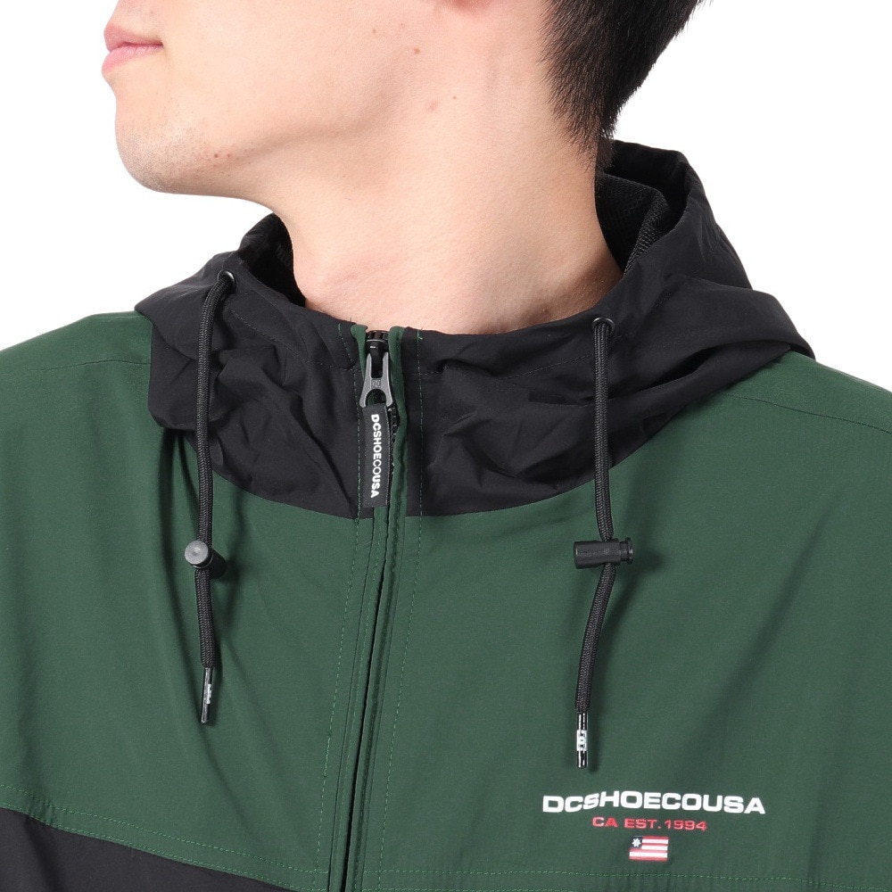 ディーシーシューズ（DC SHOES）（メンズ）23 HOODED JACKET フードジャケット 23SPDJK231023GRN