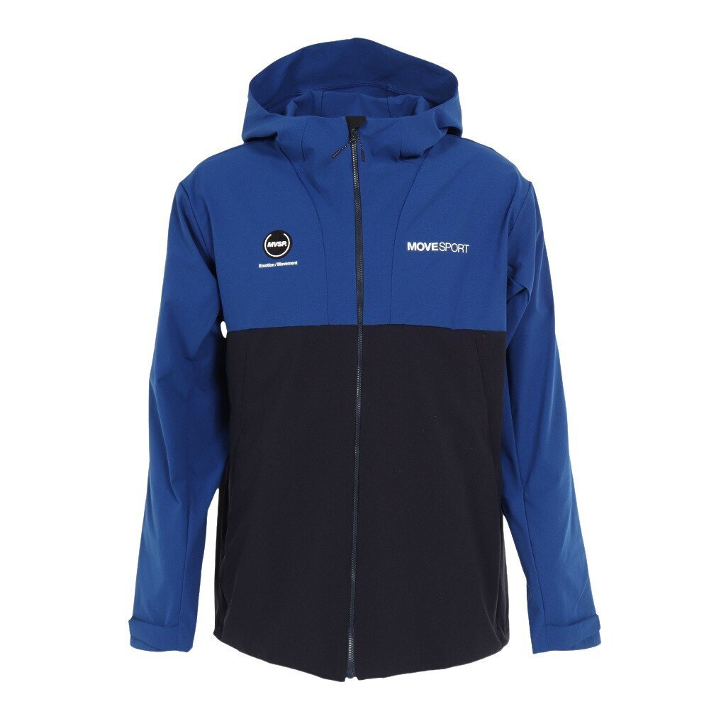 デサント（DESCENTE）（メンズ）長袖シャツ メンズ はっ水 スパンライク DMMVJF10 BL