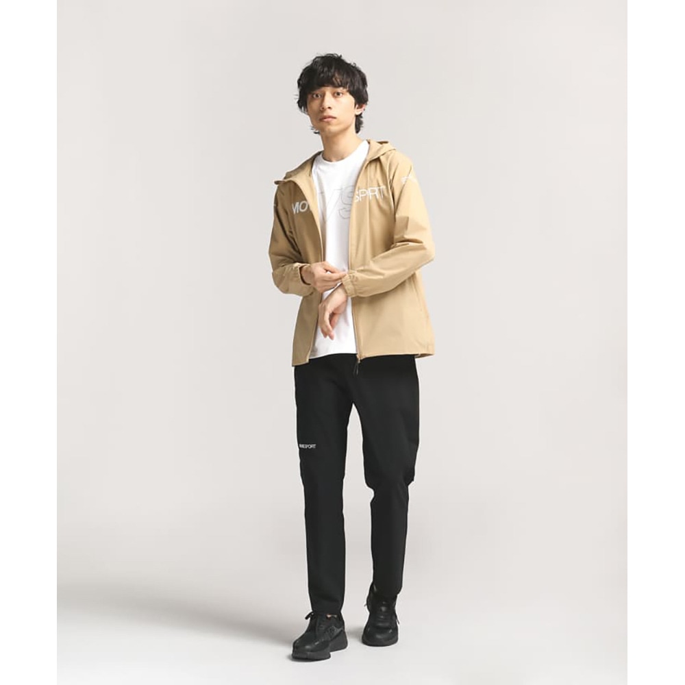 デサント（DESCENTE）（メンズ）ジャケット ストレッチ 撥水 ベージュ ライトリップ フルジップフーディー DMMVJF11 BG ベージュ