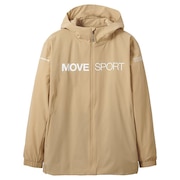 デサント（DESCENTE）（メンズ）ジャケット ストレッチ 撥水 ベージュ ライトリップ フルジップフーディー DMMVJF11 BG ベージュ