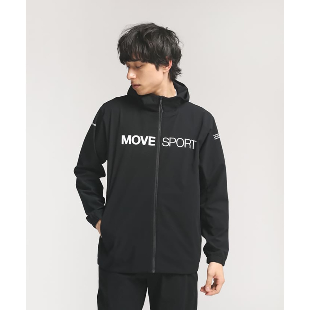 デサント（DESCENTE）（メンズ）ジャケット 撥水 ストレッチ ブラック 黒 AIRY TRANSFER ライトリップ DMMVJF11 BK